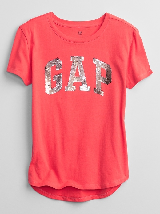 Image number 1 showing, Kids Flippy Sequin Gap Logo T-Shirt