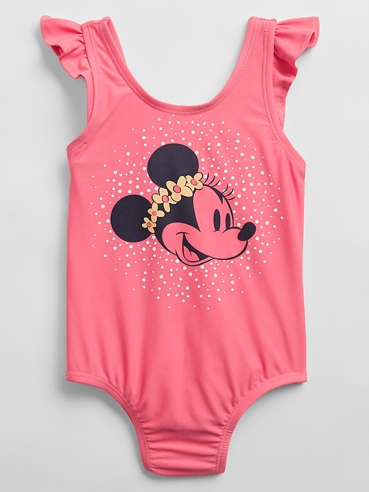 Image number 1 showing, babyGap &#124 Disney Minnie Mouse Graphic Swim One-Piece