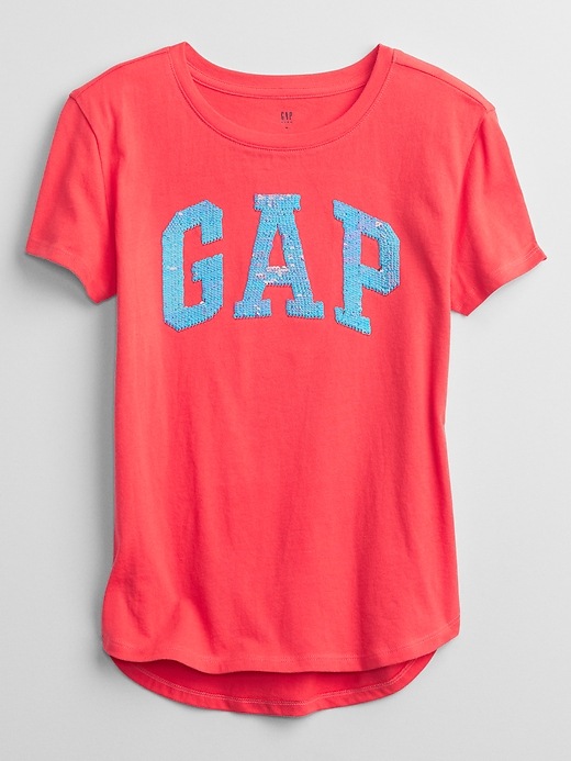 Image number 2 showing, Kids Flippy Sequin Gap Logo T-Shirt