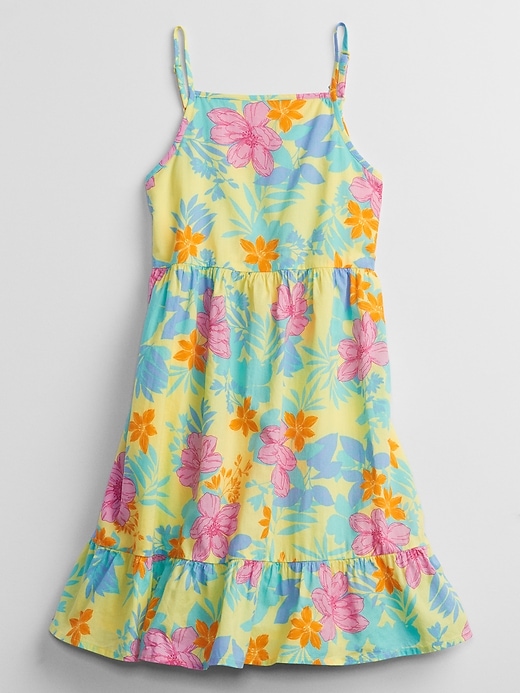 Image number 1 showing, Kids Print Apron Dress