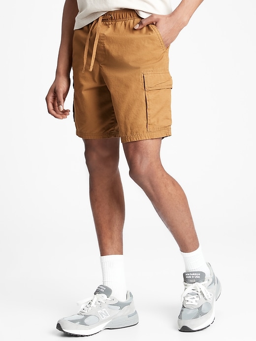 View large product image 1 of 1. 8" Easy Cargo Shorts