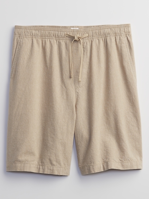 Image number 3 showing, 8" Easy Linen Shorts