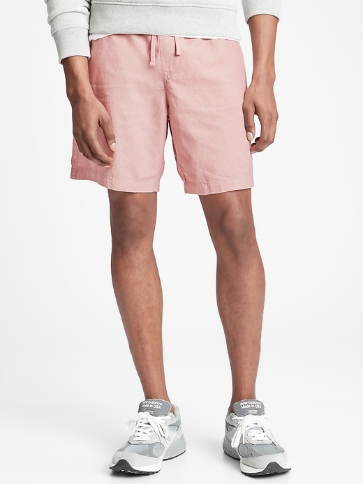 Image number 5 showing, 8" Easy Linen Shorts