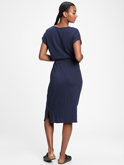 View large product image 2 of 3. Tie-Belt Dress