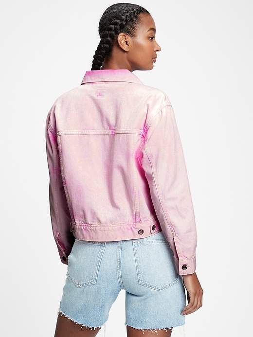 Image number 2 showing, Relaxed Cropped Denim Icon Jacket