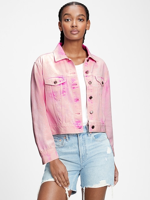 Relaxed Cropped Denim Icon Jacket With Washwell™ | Gap Factory