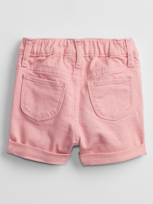 Image number 2 showing, Toddler Pink Denim Shorts