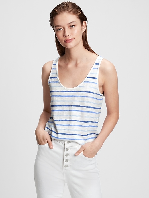 Image number 1 showing, ForeverSoft Scoopneck Tank Top