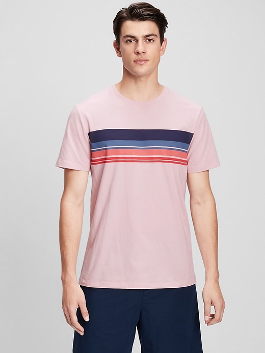 View large product image 1 of 1. Everyday Stripe T-Shirt