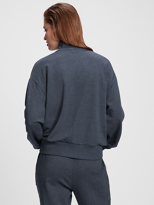 Image number 2 showing, Half-Zip Mockneck Sweatshirt