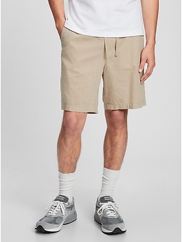 linen shorts gap