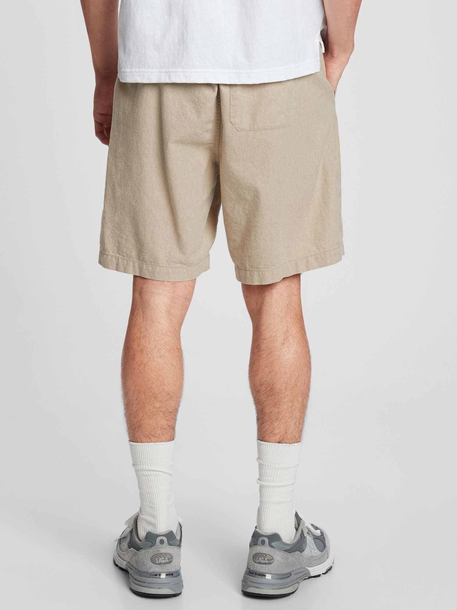 8" Easy Linen Shorts Gap Factory