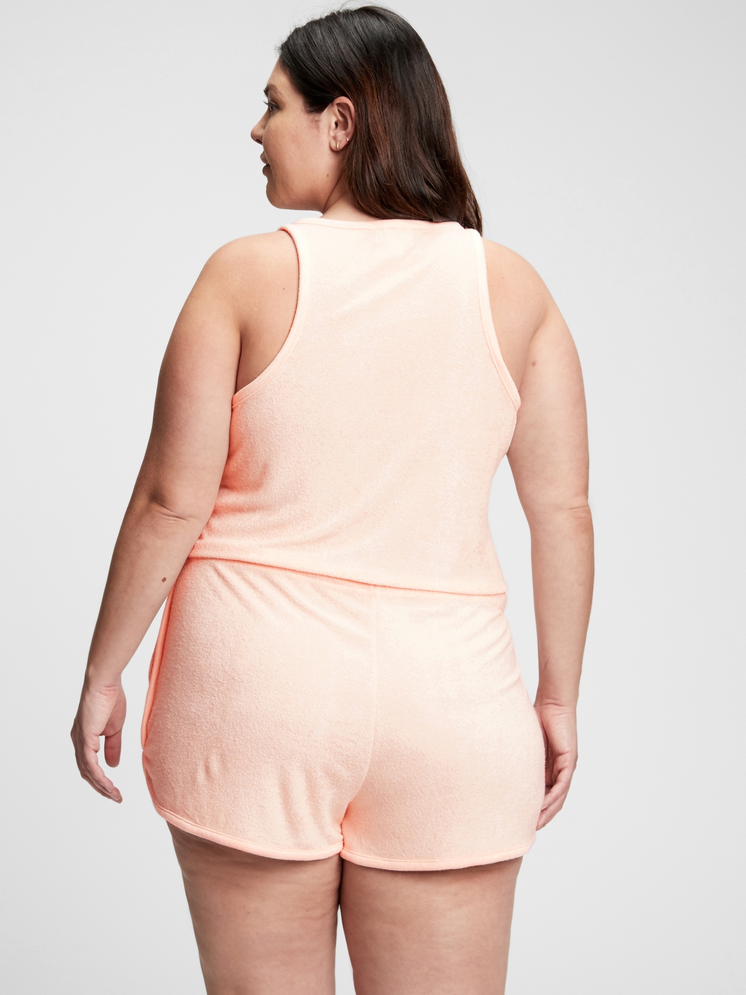 Plus size deals terry romper