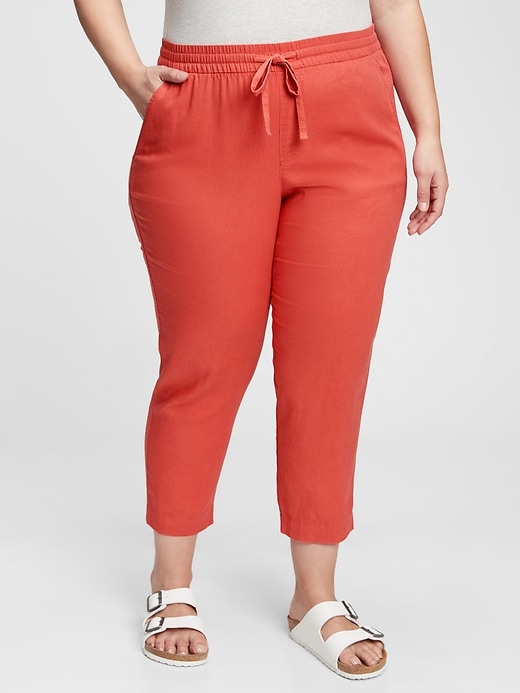 Image number 1 showing, Easy Straight Pull-On Pants