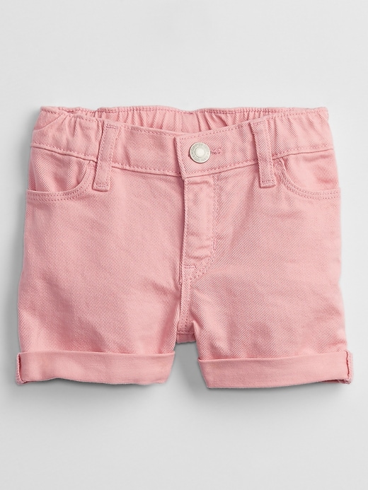 Image number 1 showing, Toddler Pink Denim Shorts