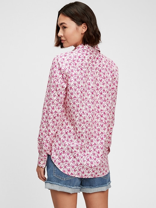 Image number 2 showing, Print Button-Front Shirt