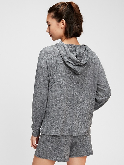 GapFit Brushed Tech Jersey Hoodie | Gap Factory