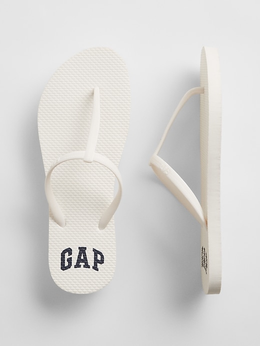 Gap Logo TStrap Flip Flops Gap Factory