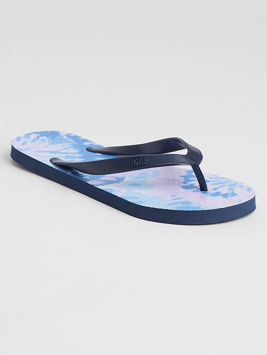 View large product image 1 of 1. Print Flip-Flops