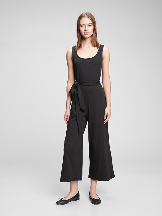 Image number 7 showing, Easy Tie-Belt Jumpsuit