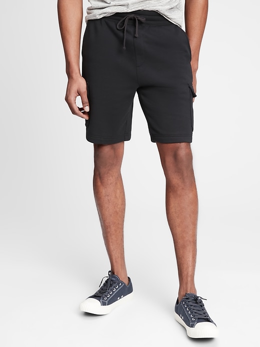 View large product image 1 of 1. 9" Cargo Knit Shorts