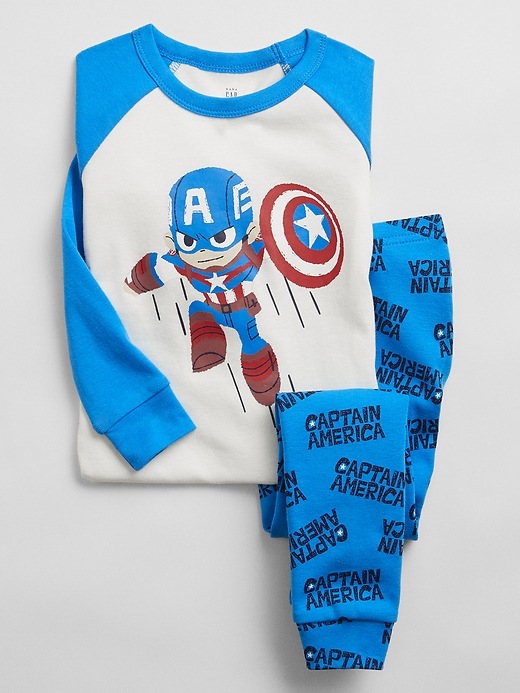 babyGap | Marvel Captain America 100% Organic Cotton PJ Set