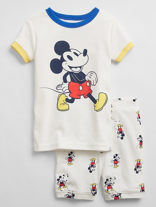View large product image 1 of 1. babyGap &#124 Disney Mickey Mouse 100% Organic Cotton PJ Set
