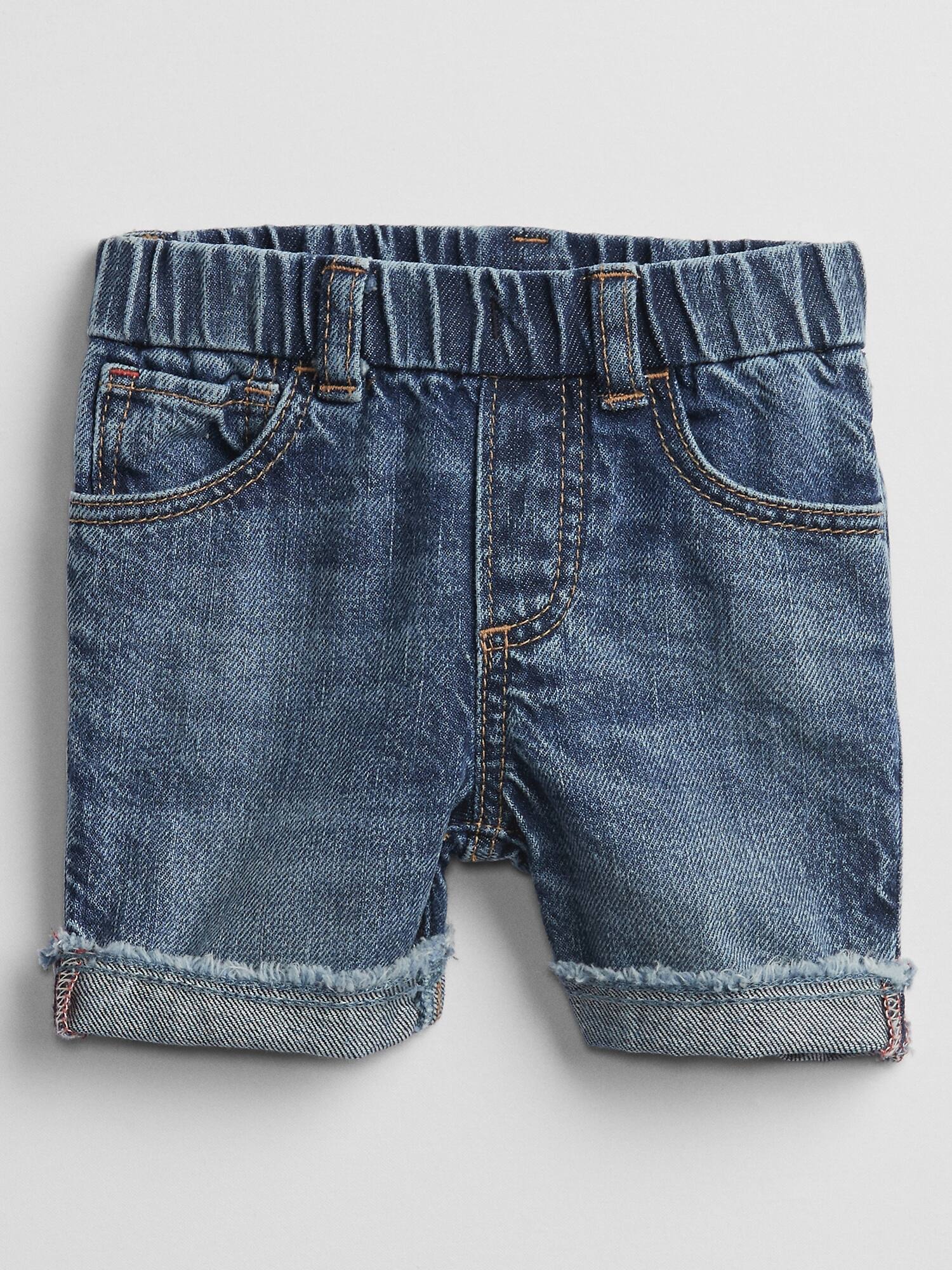Baby PullOn Denim Shorts Gap Factory