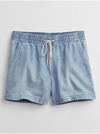 3'' Denim Pull-On Shorts with Washwell&#153