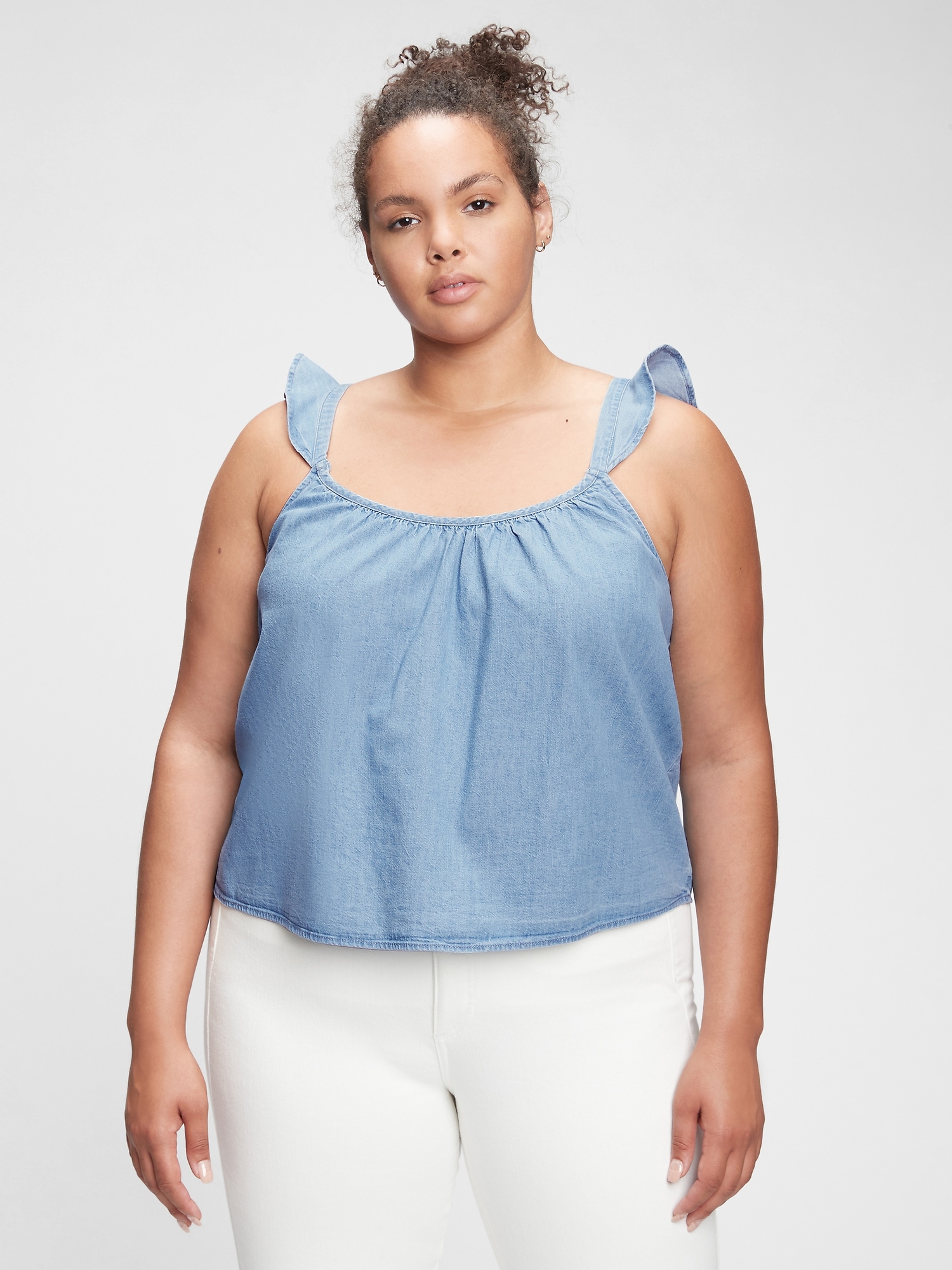 Flutter Sleeve Tank Top Gap Factory