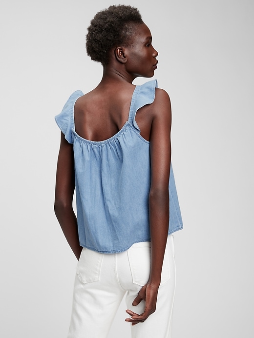 Image number 2 showing, Flutter Sleeve Tank Top