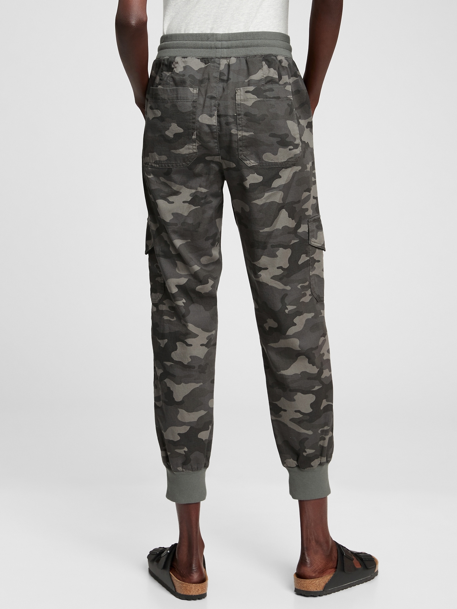 Ribbed Cargo Utility Joggers with Washwell™ Gap Factory