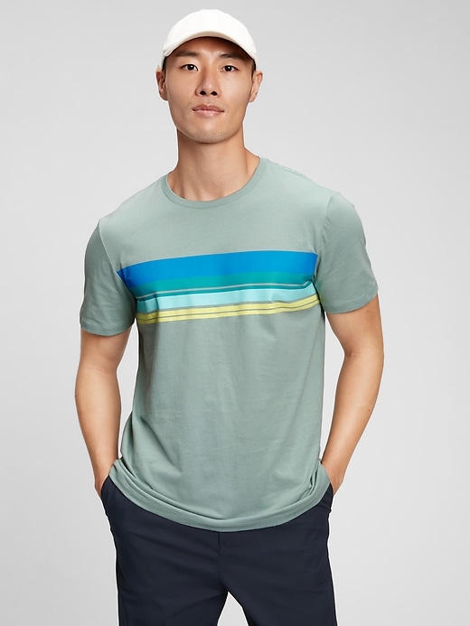 View large product image 1 of 3. Everyday Stripe T-Shirt