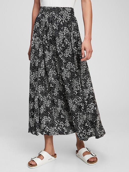 View large product image 1 of 1. Print Maxi Skirt
