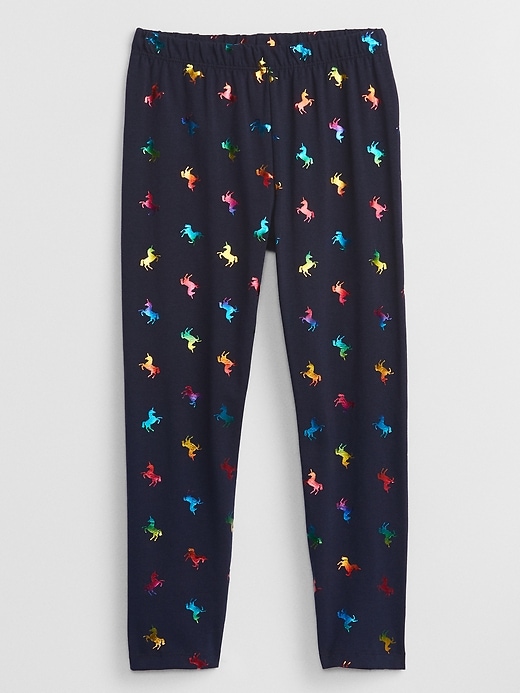 View large product image 1 of 1. Kids Graphic Cropped Leggings
