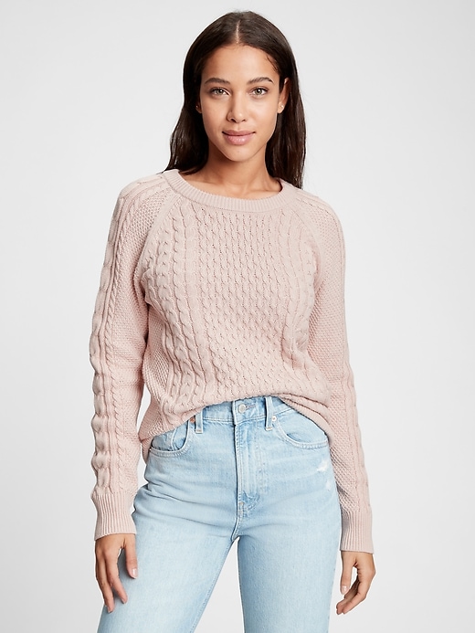 Image number 9 showing, Cable Knit Sweater