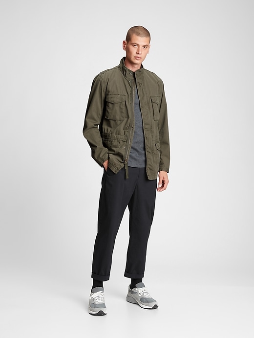 Image number 1 showing, Canvas Utility Jacket