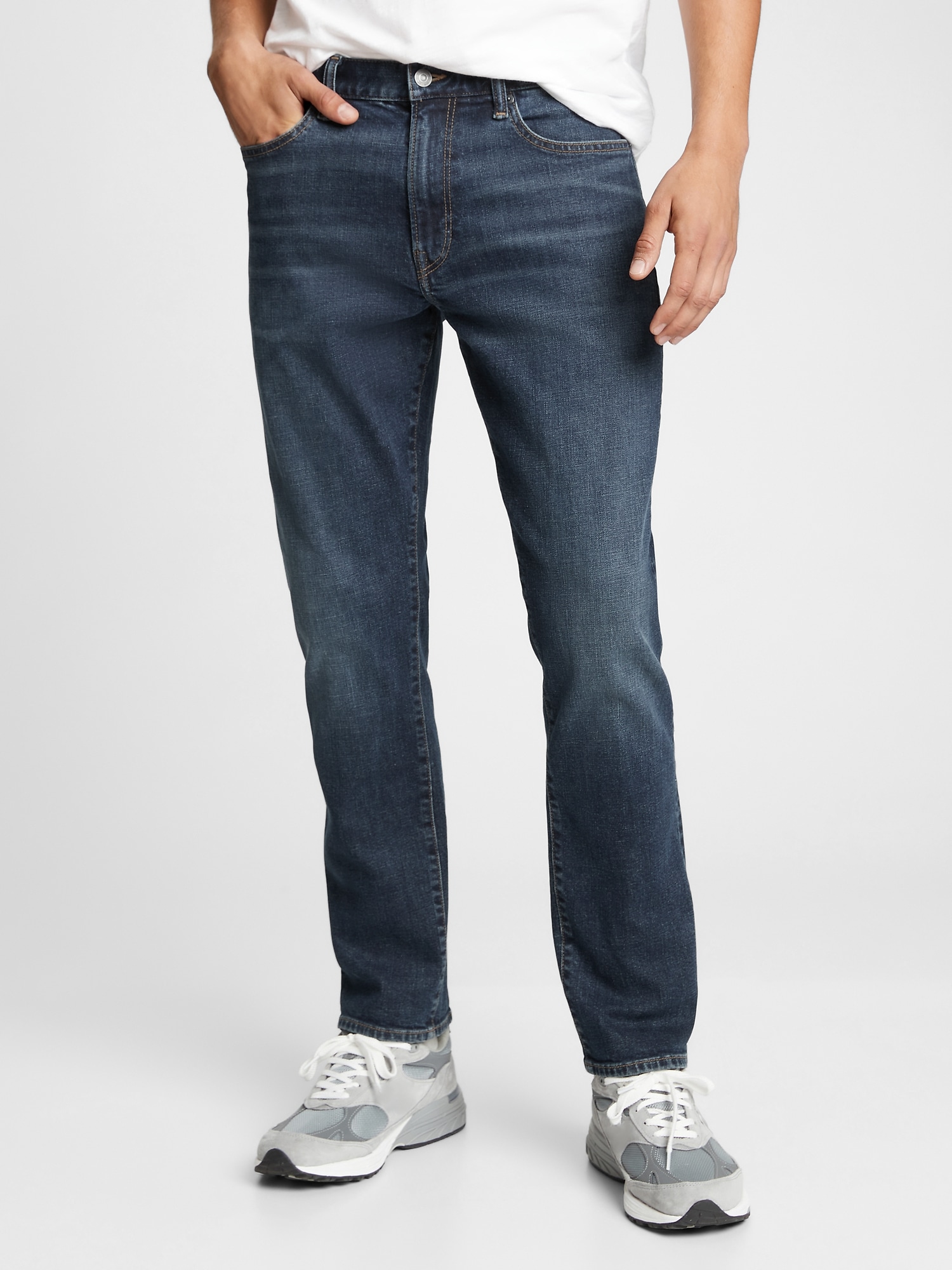 Straight Taper GapFlex Jeans with Washwell Gap Factory