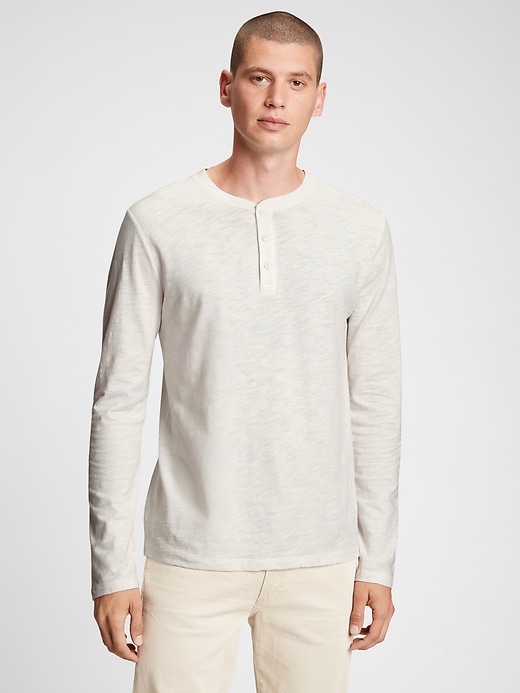Image number 1 showing, Lived-In Henley T-Shirt