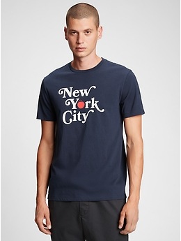 グラフィックTシャツ(NEW YORK CITY) New York City Oversized Graphic T-Shirt – Royalty Boutique