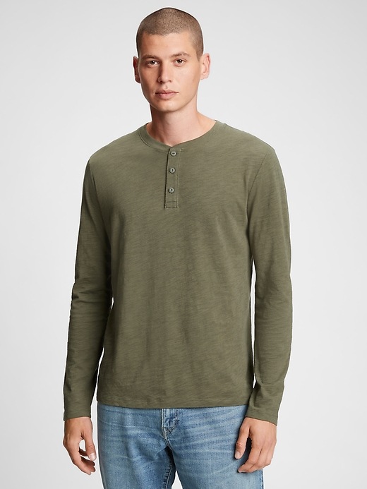 Image number 7 showing, Lived-In Henley T-Shirt
