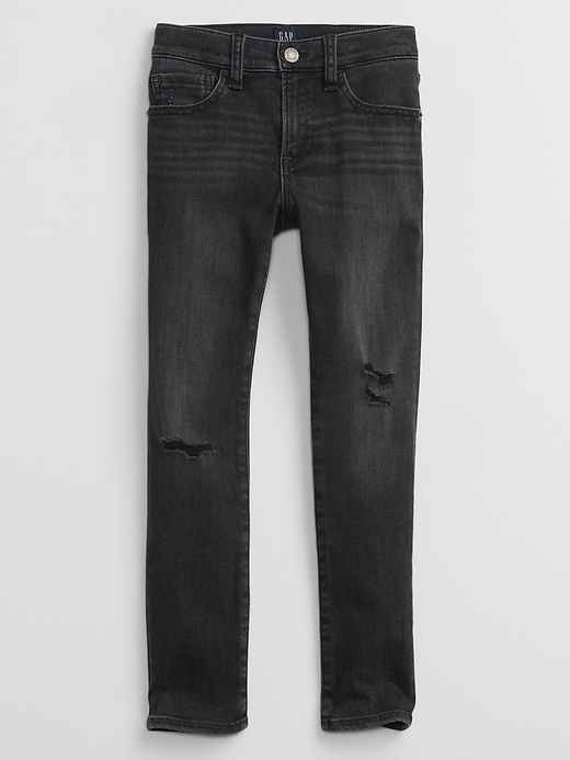 Kids Destructed Skinny Jeans with Washwell
