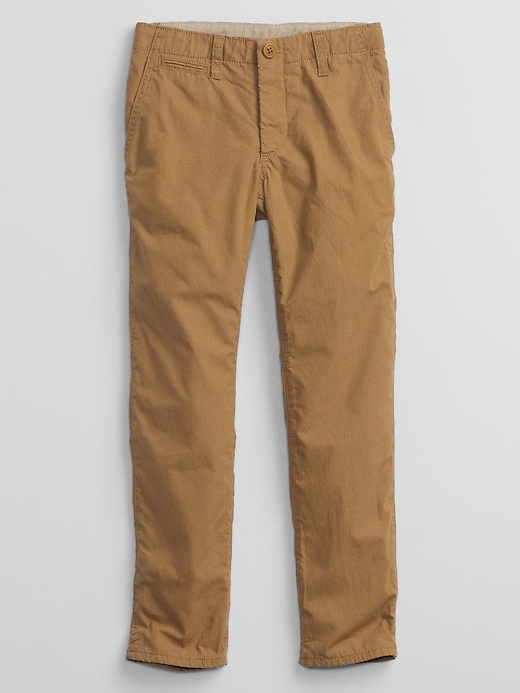 Image number 2 showing, Kids Fleece-Lined Khakis