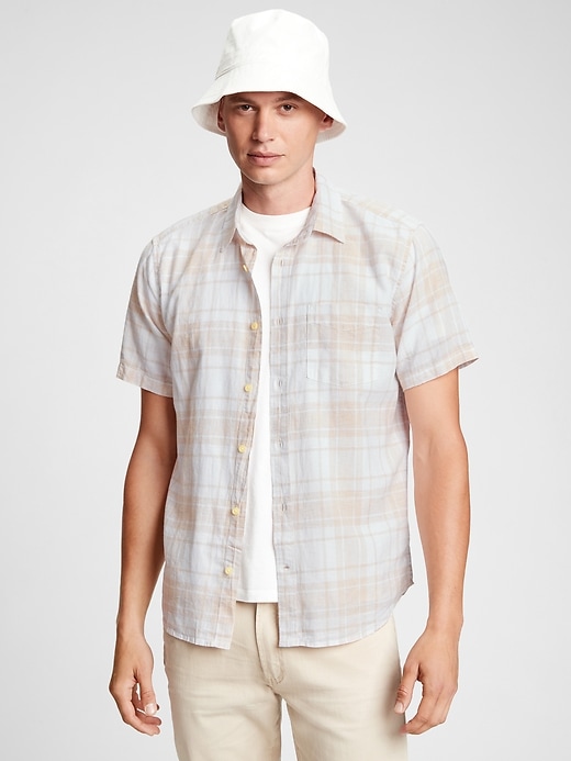 Image number 7 showing, Linen-Cotton Shirt