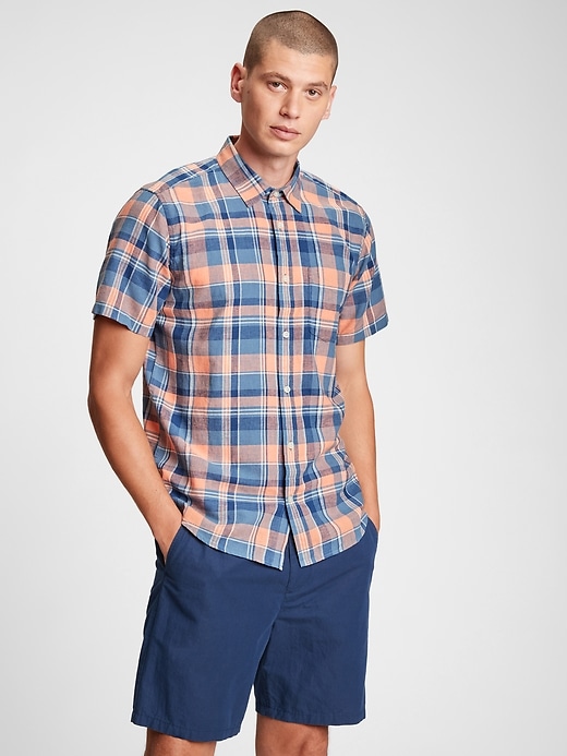 Image number 6 showing, Linen-Cotton Shirt
