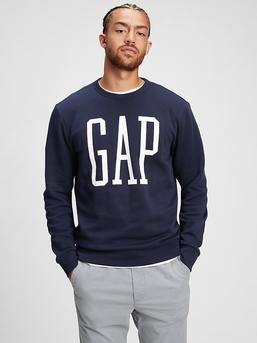 View large product image 1 of 1. Gap Logo Pullover Sweatshirt