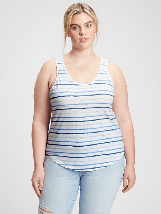Image number 3 showing, ForeverSoft Scoopneck Tank Top