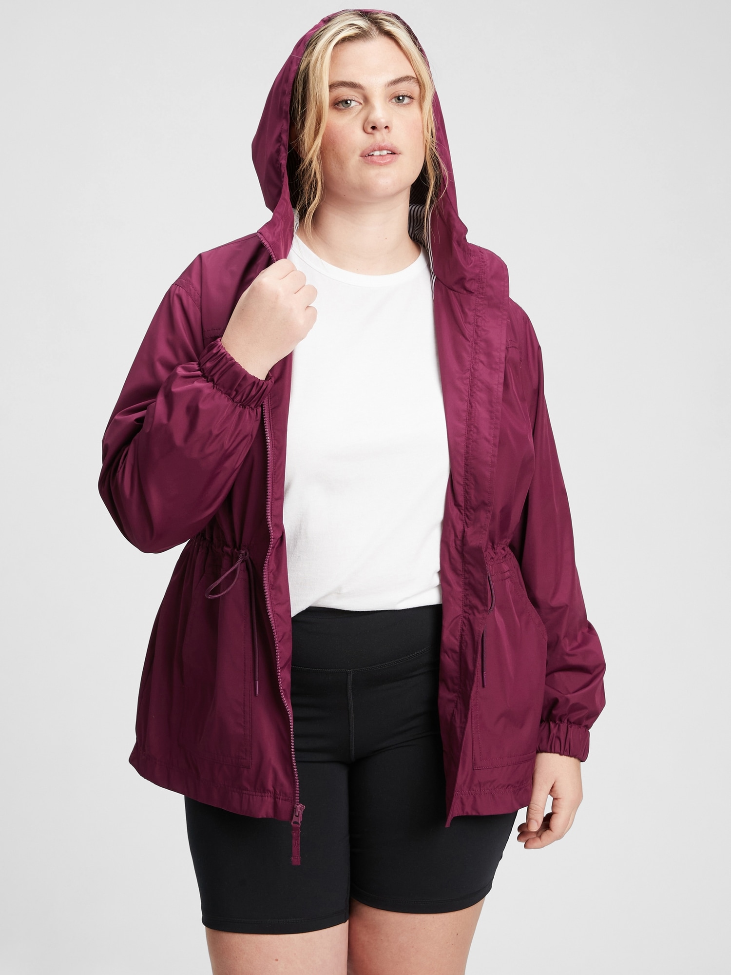 Gap hooded rain jacket Clearance