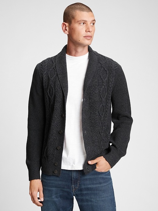 Image number 4 showing, Textured Cardigan Sweater