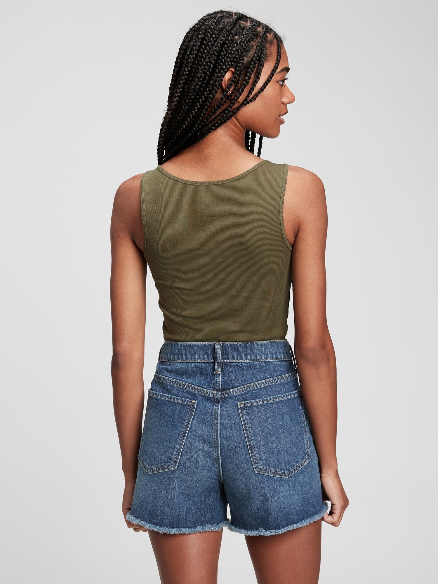 Ribbed Tank Top Gap Factory